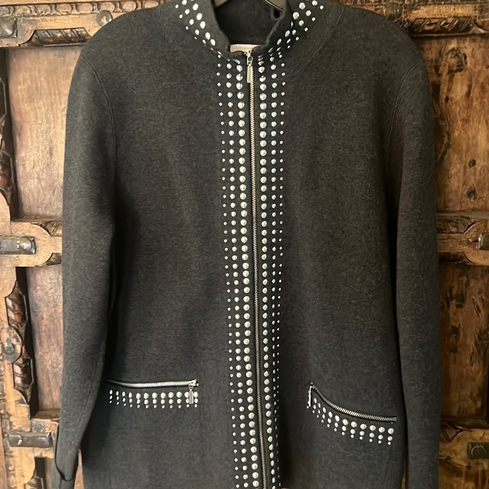 Adrienne Vittadini collection gray sweater